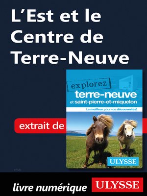cover image of L'Est et le Centre de Terre-Neuve